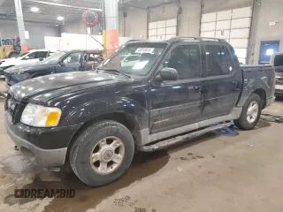 2001 Ford Explorer Sport Trac z VIN 1FMZU77E01UA08076, wystawiony jako Copart lot #45813815 z przebiegiem 158 780 mil mil oraz Czysty tytuł • Clean title. Historia ofert i sprzedaży dostępna na DreamBid. Obrazek 1.