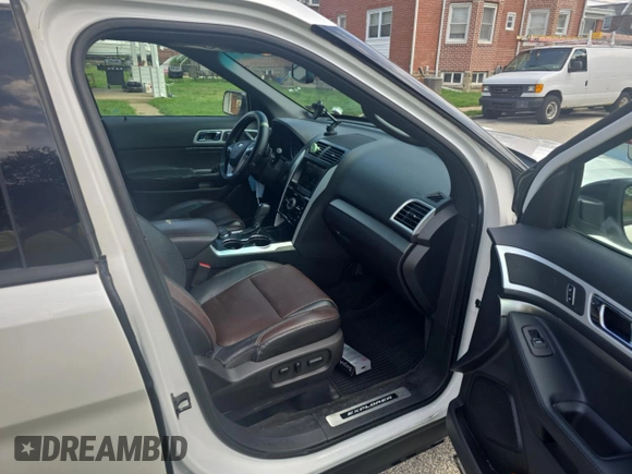 2015 Ford Explorer Sport z VIN 1FM5K8GT7FGA38206, wystawiony jako Copart lot #65540875 z przebiegiem 130 275 mil mil oraz Czysty tytuł • Clean title. Historia ofert i sprzedaży dostępna na DreamBid. Obrazek 5.