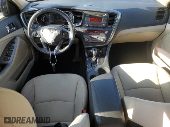 2013 Kia Optima Hybrid LX with VIN KNAGM4AD4D5058162, listed as a Copart auction lot 71489384 with 86,981 mi miles and Salvage Title. Bid and sale history available at carsss.com. Image 8.