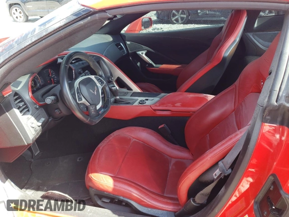 2015 Chevrolet Corvette Z06 3LZ z VIN 1G1YU2D63F5603076, wystawiony jako Copart lot #53247074 z przebiegiem 62 102 mil mil oraz Szkoda całkowita • Salvage title. Historia ofert i sprzedaży dostępna na DreamBid. Obrazek 7.