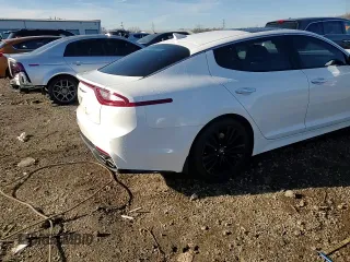 2018 Kia Stinger Premium with VIN KNAE25LA4J6015565, listed as a Copart auction lot 82378014 with 48,281 mi miles and Salvage Title. Bid and sale history available at DreamBid. Image 14.