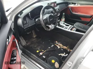 2022 Kia Stinger GT1 with VIN KNAE45LC5N6114624, listed as a Copart auction lot 44423865 with 67,193 mi miles and Salvage Title. Bid and sale history available at DreamBid. Image 8.