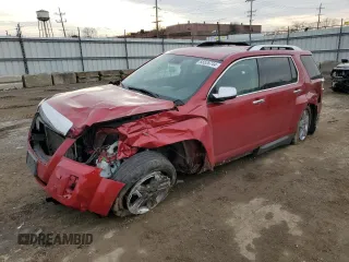 2013 GMC Terrain SLT with VIN 2GKFLXE31D6107802, listed as a Copart auction lot 85526744 with 196,618 mi miles and Salvage title. Bid and sale history available at DreamBid. Image 1.