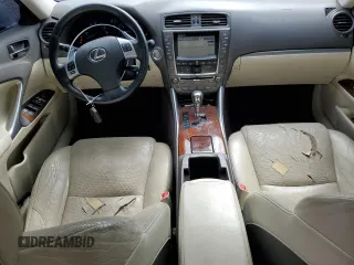 2011 Lexus IS 250 z VIN JTHBF5C21B5136191, wystawiony jako Copart lot #58203625 z przebiegiem 187 402 mil mil oraz Szkoda całkowita • Salvage title. Historia ofert i sprzedaży dostępna na DreamBid. Obrazek 8.