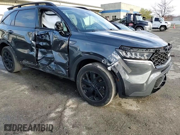 2022 Kia Sorento X-Line S with VIN 5XYRLDLC6NG160185, listed as a Copart auction lot 81243724 with 69,290 mi miles and Salvage Title. Bid and sale history available at DreamBid. Image 11.