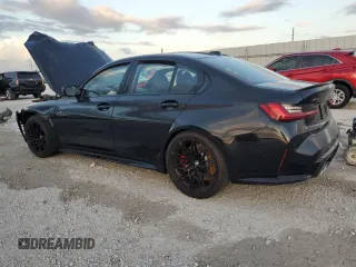 2025 BMW M3 Competition xDrive z VIN WBS33HJ01SFT73803, wystawiony jako Copart lot #85042904 z przebiegiem Nie podano mil oraz Szkoda całkowita • Salvage title. Historia ofert i sprzedaży dostępna na DreamBid. Obrazek 2.
