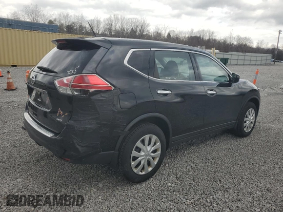2015 Nissan Rogue S with VIN KNMAT2MV7FP560885, listed as a Copart auction lot 51820255 with 98,060 mi miles and Clean Title. Bid and sale history available at DreamBid. Image 3.