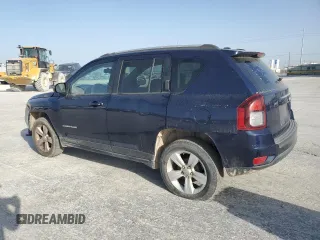 2017 Jeep Compass Sport with VIN 1C4NJCBA1HD147698, listed as a Copart auction lot 49246975 with 121,833 mi miles and Clean Title. Bid and sale history available at carsss.com. Image 2.