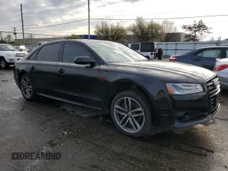 2017 Audi A8 L Sport with VIN WAU43AFD3HN016648, listed as a Copart auction lot 52583745 with 148,562 mi miles and Clean Title. Bid and sale history available at carsss.com. Image 4.