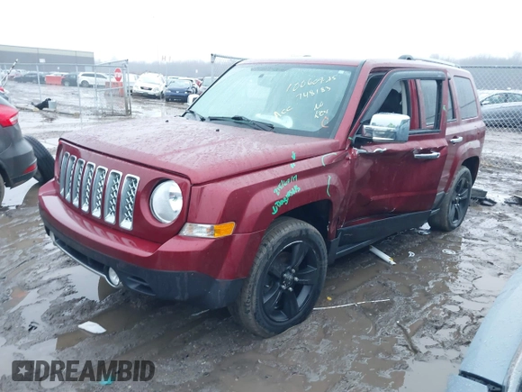 2016 Jeep Patriot Latitude with VIN 1C4NJPFA4GD748183, listed as a IAAI auction lot 41463617 with 76,598 mi miles and . Bid and sale history available at DreamBid. Image 17.