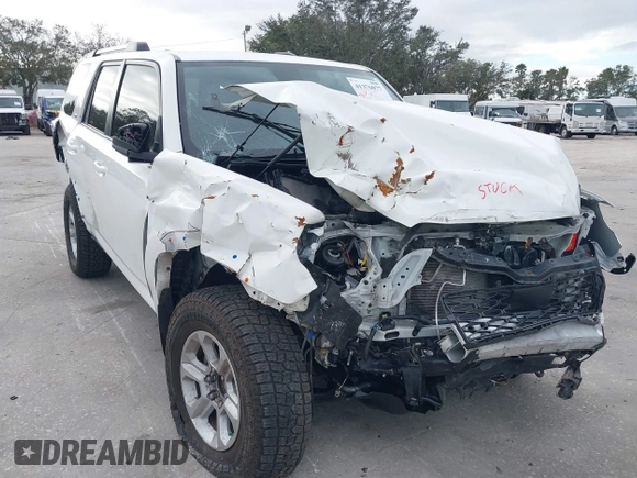 2021 Toyota 4Runner SR5 with VIN JTEEU5JR4M5231007, listed as a IAAI auction lot 41376077 with 74,973 mi miles and . Bid and sale history available at DreamBid. Image 6.