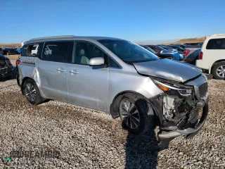 2016 Kia Sedona SX with VIN KNDMC5C17G6107578, listed as a Copart auction lot 86427054 with 156,254 mi miles and Salvage Title. Bid and sale history available at carsss.com. Image 4.