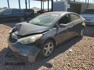 2014 Kia Forte EX with VIN KNAFX4A8XE5053877, listed as a Copart auction lot 45929855 with 134,142 mi miles and Salvage Title. Bid and sale history available at carsss.com. Image 1.