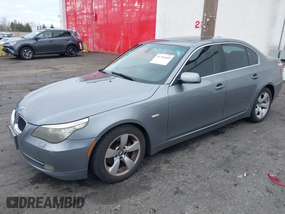 2008 BMW 5 Series 528i with VIN WBANU53578BY65107, listed as a IAAI auction lot 41754660 with 204,524 mi miles and . Bid and sale history available at DreamBid. Image 2.