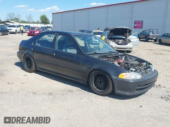 1992 Honda Civic DX z VIN 1HGEG8542NL032175, wystawiony jako IAAI lot #41852754 z przebiegiem 279 877 mil mil oraz . Historia ofert i sprzedaży dostępna na DreamBid. Obrazek 1.