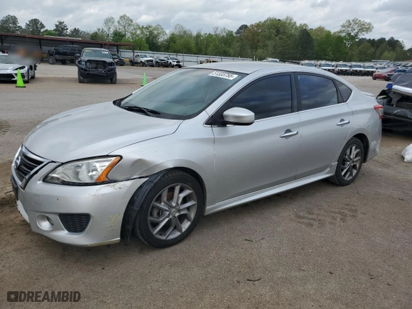 2014 Nissan Sentra SR with VIN 3N1AB7AP2EY256904, listed as a Copart auction lot 51333755 with 193,909 mi miles and Salvage Title. Bid and sale history available at carsss.com. Image 1.