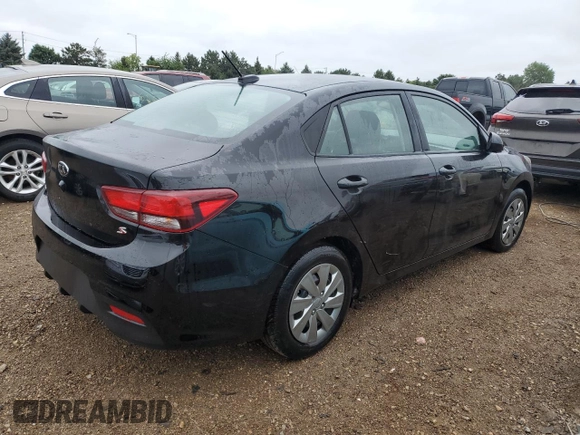 2020 Kia Rio LX with VIN 3KPA24AD4LE358737, listed as a Copart auction lot 65795064 with 27,195 mi miles and Salvage Title. Bid and sale history available at carsss.com. Image 3.