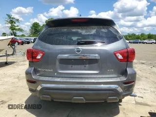 2020 Nissan Pathfinder S with VIN 5N1DR2AM3LC649620, listed as a Copart auction lot 55739635 with Not provided miles and Salvage title. Bid and sale history available at DreamBid. Image 6.
