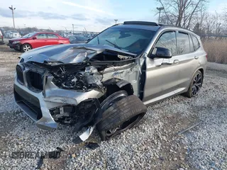 2020 BMW X3 M with VIN 5YMTS0C08L9B53531, listed as a IAAI auction lot 41059088 with 1 mi miles. Bid and sale history available at carsss.com. Image 2.