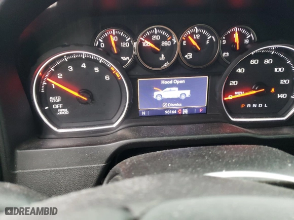 2019 Chevrolet Silverado 1500 LT with VIN 1GCRYDEK5KZ421440, listed as a Copart auction lot 86012844 with 98,164 mi miles and Salvage Title. Bid and sale history available at carsss.com. Image 9.