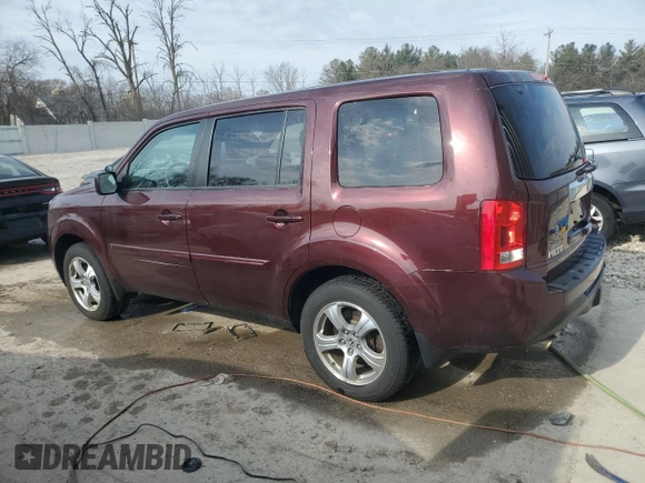 2013 Honda Pilot EX-L with VIN 5FNYF4H56DB059425, listed as a Copart auction lot 52390185 with 130,065 mi miles and Non Repairable. Bid and sale history available at carsss.com. Image 2.