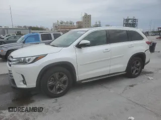 2017 Toyota Highlander Limited with VIN 5TDYZRFH1HS207063, listed as a Copart auction lot 51021615 with 112,331 mi miles and Salvage title. Bid and sale history available at DreamBid. Image 1.
