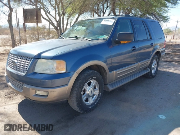 2003 Ford Expedition Eddie Bauer with VIN 1FMFU17LX3LC22998, listed as a IAAI auction lot 42518419 with 161,778 mi miles and . Bid and sale history available at DreamBid. Image 2.