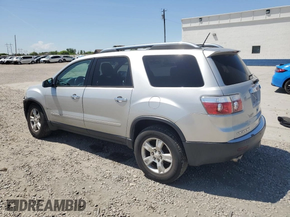 2008 GMC Acadia SLE1 z VIN 1GKEV13748J265438, wystawiony jako Copart lot #58269235 z przebiegiem 195 235 mil mil oraz Szkoda całkowita • Salvage title. Historia ofert i sprzedaży dostępna na DreamBid. Obrazek 2.