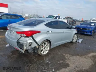 2012 Hyundai Elantra Limited with VIN 5NPDH4AE4CH150373, listed as a IAAI auction lot 41784443 with 170,348 mi miles. Bid and sale history available at carsss.com. Image 4.