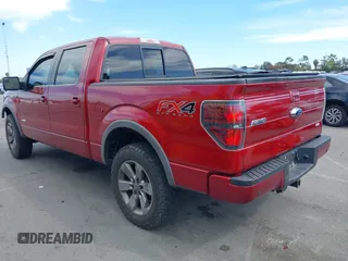 2013 Ford F-150 XL with VIN 1FTFW1ET2DKE38806, listed as a IAAI auction lot 42002353 with 106,073 mi miles. Bid and sale history available at carsss.com. Image 3.