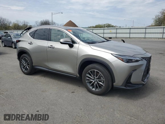 2025 Lexus NX 350 Premium with VIN 2T2GGCEZ7SC070344, listed as a Copart auction lot 52892975 with 7,781 mi miles and Salvage title. Bid and sale history available at DreamBid. Image 4.