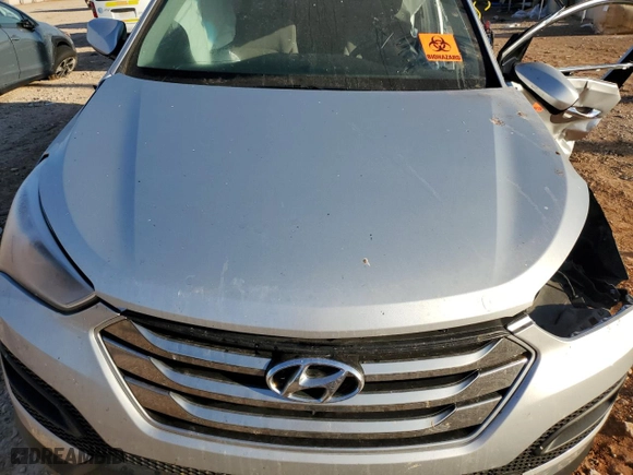 2016 Hyundai Santa Fe Sport with VIN 5XYZT3LB9GG329023, listed as a Copart auction lot 45286435 with 0 mi miles and Salvage Title. Bid and sale history available at carsss.com. Image 13.