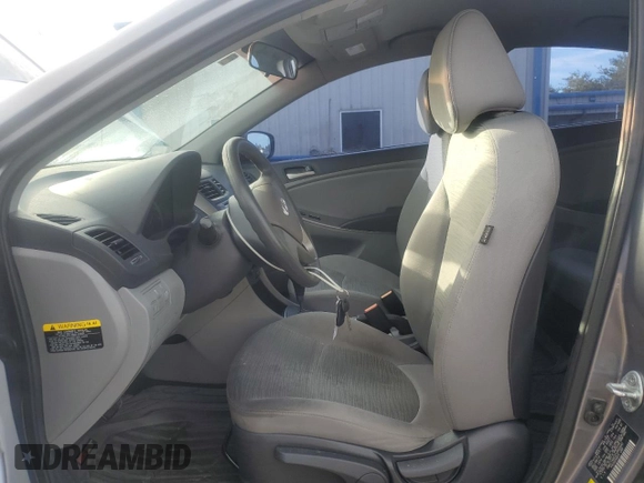 2015 Hyundai Accent GLS with VIN KMHCT4AE2FU842440, listed as a Copart auction lot 75312143 with 76,768 mi miles and . Bid and sale history available at DreamBid. Image 7.
