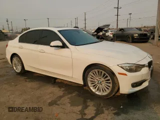 2013 BMW 3 Series 328i with VIN WBA3C1G51DNR46397, listed as a Copart auction lot 87870915 with 108,012 mi miles and Salvage Title. Bid and sale history available at carsss.com. Image 4.