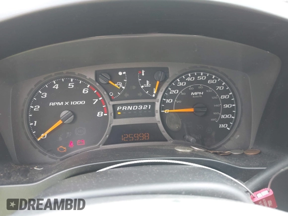 2005 Chevrolet Colorado LS Z71 with VIN 1GCDT196258122275, listed as a IAAI auction lot 42241504 with 125,998 mi miles and . Bid and sale history available at DreamBid. Image 7.