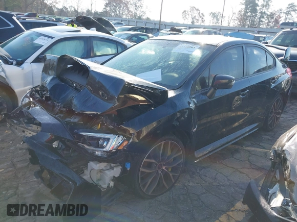 2021 Subaru WRX STI Limited with VIN JF1VA2W65M9821998, listed as a IAAI auction lot 41119265 with 60,092 mi miles. Bid and sale history available at carsss.com. Image 2.
