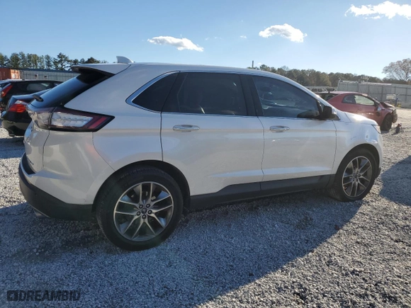 2017 Ford Edge Titanium with VIN 2FMPK3K81HBB02376, listed as a Copart auction lot 83422534 with 122,899 mi miles and Salvage Title. Bid and sale history available at carsss.com. Image 3.