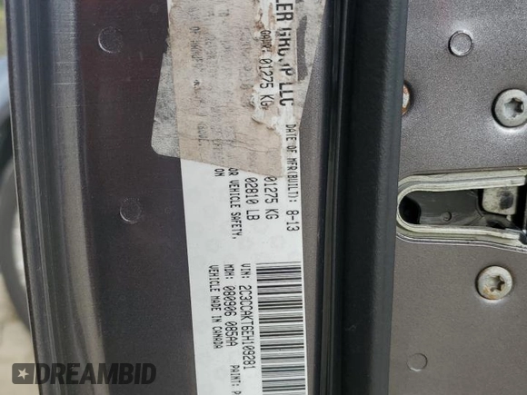 2014 Chrysler 300 C with VIN 2C3CCAKT6EH109281, listed as a Copart auction lot 79534984 with 183,148 mi miles and Salvage Title. Bid and sale history available at DreamBid. Image 14.