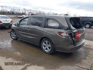 2019 Honda Odyssey EX with VIN 5FNRL6H50KB097304, listed as a IAAI auction lot 41659899 with 128,641 mi miles. Bid and sale history available at carsss.com. Image 3.