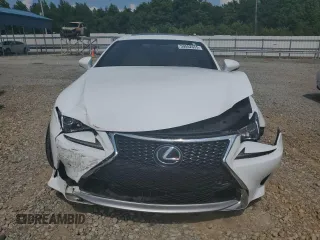 2017 Lexus RC 200t with VIN JTHHA5BC9H5007109, listed as a Copart auction lot 60424705 with 52,543 mi miles and Salvage title. Bid and sale history available at DreamBid. Image 5.