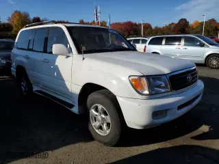 2001 Toyota Land Cruiser with VIN JTEHT05JX12015568, listed as a Copart auction lot 74849794 with 345,303 mi miles and Clean Title. Bid and sale history available at carsss.com. Image 4.