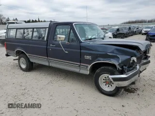 1991 Ford F-150 with VIN 2FTEF15N8MCA59410, listed as a Copart auction lot 83363064 with 7,664 mi miles and Non Repairable. Bid and sale history available at carsss.com. Image 4.