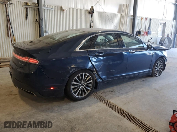 2017 Lincoln MKZ Select with VIN 3LN6L5D96HR664897, listed as a Copart auction lot 56030825 with 134,245 mi miles and Salvage title. Bid and sale history available at DreamBid. Image 3.