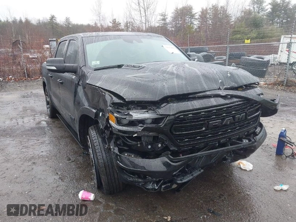 2021 Ram 1500 Limited with VIN 1C6SRFHT3MN500590, listed as a IAAI auction lot 41117602 with 81,875 mi miles and . Bid and sale history available at DreamBid. Image 1.