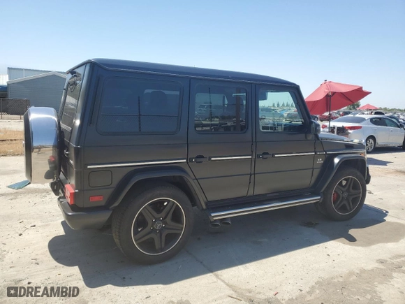 2015 Mercedes-Benz G-Class G 63 AMG with VIN WDCYC7DF5FX233898, listed as a Copart auction lot 60084024 with 66,203 mi miles and Salvage Title. Bid and sale history available at carsss.com. Image 3.