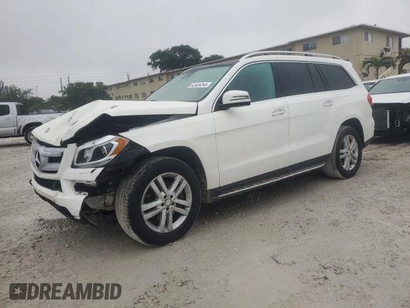 2016 Mercedes-Benz GL with VIN 4JGDF6EE0GA684314, listed as a Copart auction lot 42420245 with 119,581 mi miles and Salvage Title. Bid and sale history available at carsss.com. Image 1.