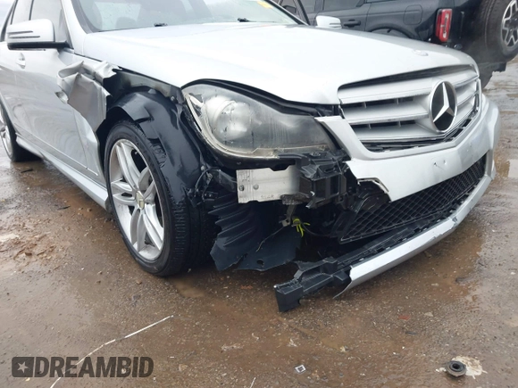2012 Mercedes-Benz C-Class C 300 Sport with VIN WDDGF8BB0CA699290, listed as a IAAI auction lot 41513208 with 168,352 mi miles. Bid and sale history available at carsss.com. Image 6.
