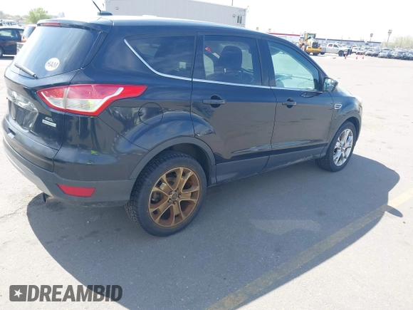 2013 Ford Escape SEL with VIN 1FMCU0H98DUB16061, listed as a IAAI auction lot 42046687 with 204,913 mi miles. Bid and sale history available at carsss.com. Image 4.