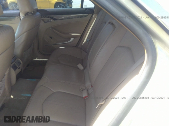 2008 Cadillac CTS RWD w/1SB with VIN 1G6DR57V280215349, listed as a IAAI auction lot 41363001 with 163,868 mi miles. Bid and sale history available at carsss.com. Image 8.