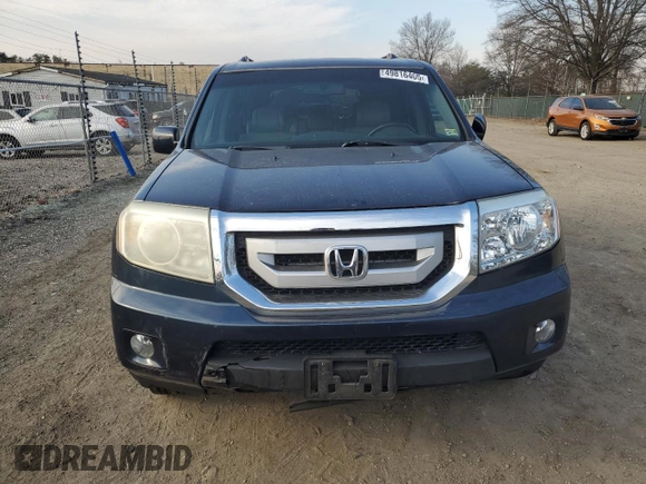 2011 Honda Pilot EX-L with VIN 5FNYF4H59BB006425, listed as a Copart auction lot 49816405 with 167,693 mi miles and Salvage Title. Bid and sale history available at carsss.com. Image 5.